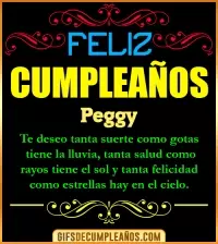 GIF Frases de Cumpleaños Peggy